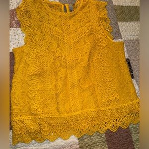 Kut from the Kloth Womens yellow Top